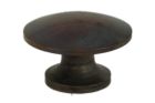 Knop messing verouderd Ø 25mm H 16mm