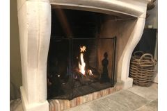 Haardscherm 3-slag 58 cm × 96 cm(HxB)