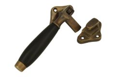 Raamboom kantelbaar (1936) messing verouderd bakeliet