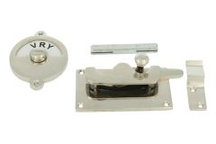 Vrij-bezet messing vernikkeld 92x52mm